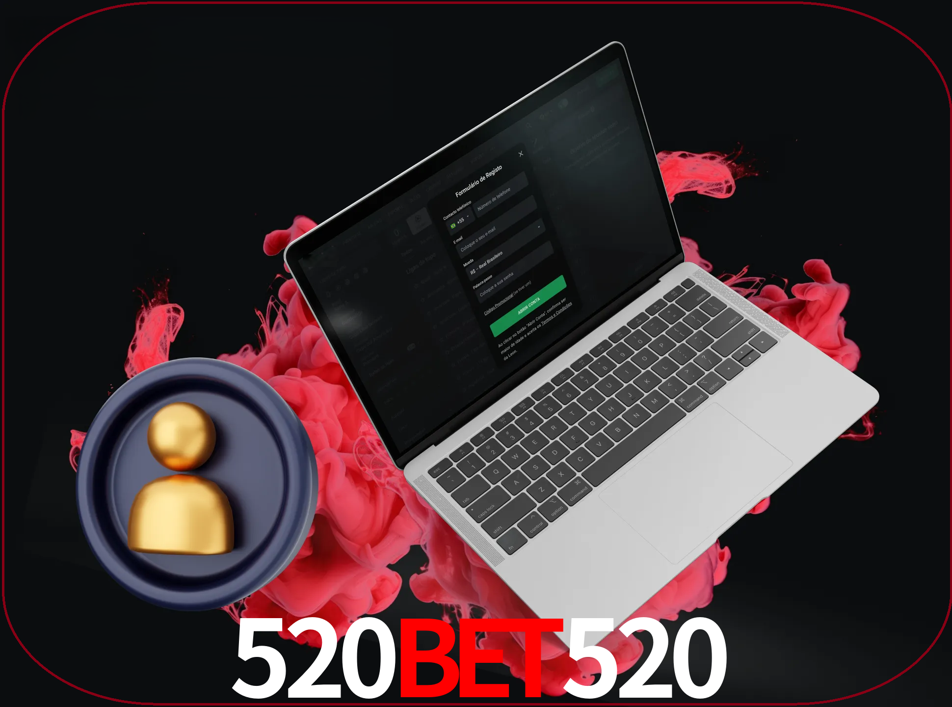 No cabeçalho do site 520BET520, clique no botão que o levará a um formulário especial onde terá de introduzir as suas informações actuais.