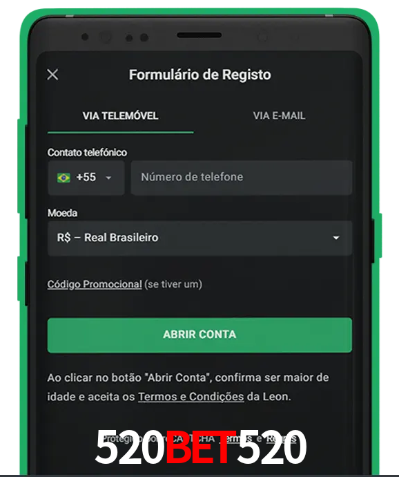 Cadastre-se em LeonBet seguindo passos simples.
